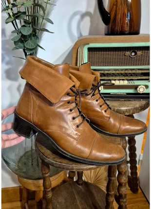 Bottines cuir camel belle qualité Made in Portugal, marca: adequat, estado: Muy bueno, tamaño: 42, 14,00 €, 15,40 € Protección al comprador incluida