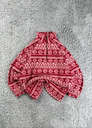 Oversized Quarter Zip Polar Fleece Vintage Geometrical Retro Design Navajo Pattern, merk: Vintage Dressing, staat: Heel goed, maat: M, € 24,95, € 26,90 inclusief Kopersbescherming