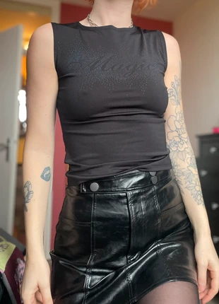 Magic Top with slightly blue dots, marque: OOTD, état: Bon état, taille: S / 36 / 8, 2,99 €, 3,84 € Protection acheteurs incluse