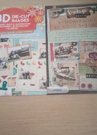 Deux blocs de die-cut A4, marque: DécoTime, état: Très bon état, 1,00 €, 1,75 € Protection acheteurs incluse