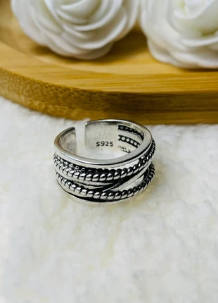 Bague Lignes Croisées en argent 925 ajustable tendance Neuve, brand: Argent, condition: New without tags, size: Adjustable, €10.90, €12.15 includes Buyer Protection