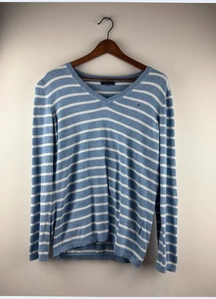 Pull marinière Tommy Hilfiger 152N, marke: Tommy Hilfiger, zustand: Zufriedenstellend, größe: L / 40 / 12, 6,84 €, 7,88 € beinhaltet Vinted-Käuferschutz Pro