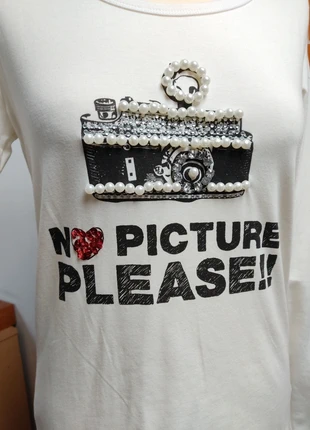 Haut manches longues femme blanc noir original humour L 40 neuf avec étiquette, marke: Toumaï, zustand: Neu, mit Etikett, größe: L / 40 / 12, 12,00 €, 13,30 € inklusive Vinted-Käuferschutz