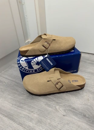 🩴 Birkenstock Boston Suede Beige | 👣 Size 43 | 🆕 Brand New with Box, marca: Birkenstock, estado: Novo com etiquetas, tamanho: 43, €60.00, €63.70 inclui Proteção do Comprador