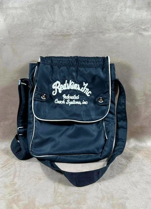 Sacoche Redskins en tissu vintage noir logo brodé y2k, merk: Redskins, staat: Heel goed, € 8,50, € 9,63 inclusief Kopersbescherming