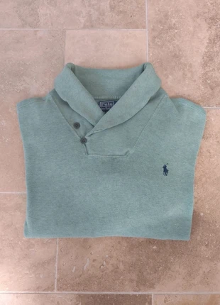 Magnifique pull col châle vert menthe logo marine L Ralph Lauren excellent état, marque: Ralph Lauren, état: Très bon état, taille: L, 35,99 €, 38,49 € Protection acheteurs (Pro) incluse