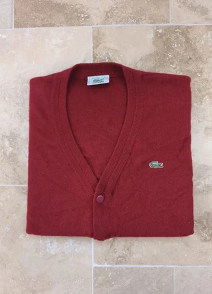 Cardigan rouge bordeaux boutonné homme XL Lacoste excellent état, marque: Lacoste, état: Très bon état, taille: XL, 39,99 €, 42,69 € Protection acheteurs (Pro) incluse