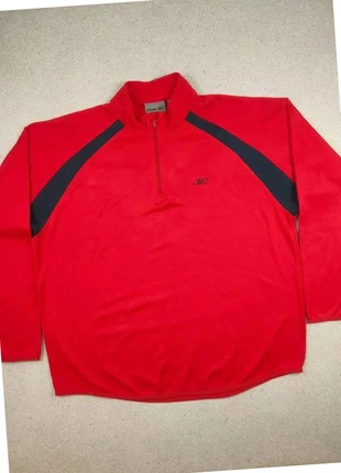 Sweat half-zip Reebok vintage bicolore | Rouge vif et marine | XXL Homme rétro sport, marca: Reebok, estado: Muy bueno, tamaño: XXL, 13,00 €, 14,35 € Protección al comprador Pro incluida
