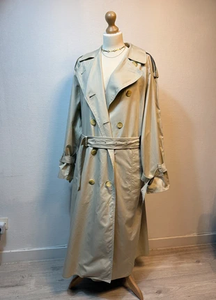 Manteaux long par-dessus trench coat imperméable burberry vintage beige crème taille L/40 femme, marca: Burberry, estado: Muito bom, tamanho: L / 40 / 12, €270.00, €284.20 inclui Proteção do Comprador