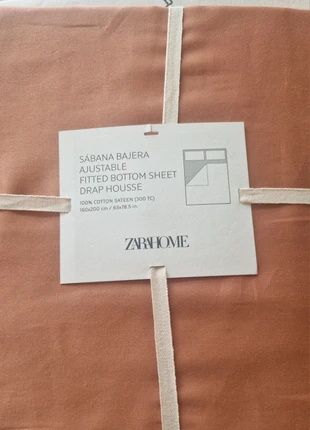 Sábana bajera ajustable - Lençol de baixo com elástico Zara Home nuevo, marca: Zara Home, estado: Novo com etiquetas, tamanho: Casal Queen (150–180 cm x 190–200 cm), €24.00, €25.90 inclui Proteção do Comprador