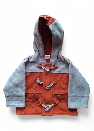 Duffle-coat Sans marque 6 mois Gris Orange, condition: Very good, size: 6-9 months / 68 cm, €5.00, €5.95 includes Buyer Protection