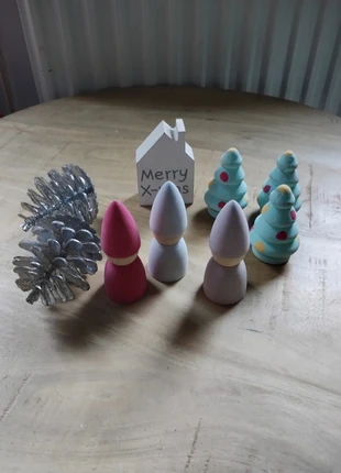 Kerst pegdolls kabouter set., marque: pegdoll, état: Neuf sans étiquette, taille: 4 ans / 104 cm, 4,99 €, 5,94 € Protection acheteurs incluse