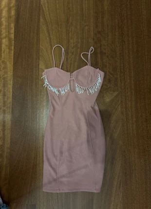 Mini abito, marque: Bershka, état: Neuf sans étiquette, taille: S / 36 / 8, 7,00 €, 8,05 € Protection acheteurs incluse