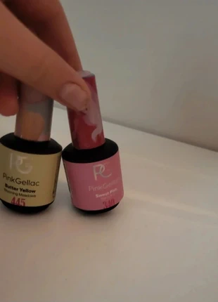 Pink Gellac lakjes🩷💛, merk: Pink Gellac, staat: Nieuw met prijskaartje, € 10,00, € 11,20 inclusief Kopersbescherming