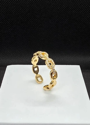Bague doré, marque: CHROME, état: Neuf sans étiquette, taille: Ajustable, 10,95 €, 12,20 € Protection acheteurs incluse