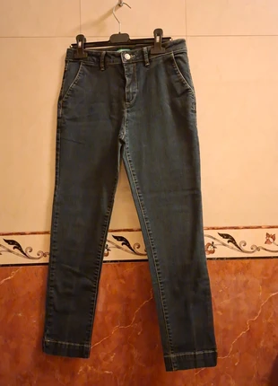 Jeans nero donna skinny Benetton - taglia 40, marke: United Colors of Benetton, zustand: Sehr gut, größe: S / 36 / 8, 9,00 €, 10,15 € inklusive Vinted-Käuferschutz