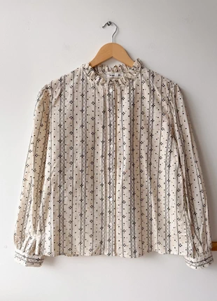 Chemise crème brodée Taille S M, brand: In April 1986, condition: New without tags, size: S / 36 / 8, €34.00, €36.40 includes Buyer Protection