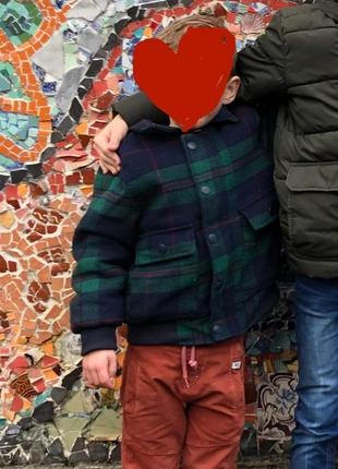 Jas 5/ 6 jaar ruitjes groen blauw sevenonseven 110-116, marca: SevenOneSeven, estado: Satisfatório, tamanho: 5 anos / 110 cm, €15.00, €16.45 inclui Proteção do Comprador