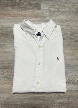 Chemise Ralph Lauren manche courte couleur blanc logo premium taille L en très bon état, marke: Ralph Lauren, zustand: Sehr gut, größe: L / 40 / 12, 27,99 €, 30,09 € beinhaltet Vinted-Käuferschutz Pro