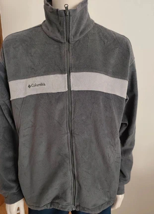 Columbia Men’s Full Zip Fleece Jacket XL – Gray Two-Tone – Interchange System #498, marca: Columbia, estado: Muito bom, tamanho: XL, €19.90, €21.60 inclui Proteção do Comprador