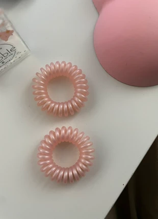 Élastique cheveux rose en spirale – effet satin (lot de 2), marque: Parfait, état: Neuf avec étiquette, 1,00 €, 1,75 € Protection acheteurs incluse