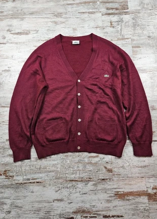 Gilet cardigan homme lacoste acrylique laine taille xxxl bordeaux, marque: Lacoste, état: Très bon état, taille: XXXL, 35,00 €, 37,45 € Protection acheteurs incluse