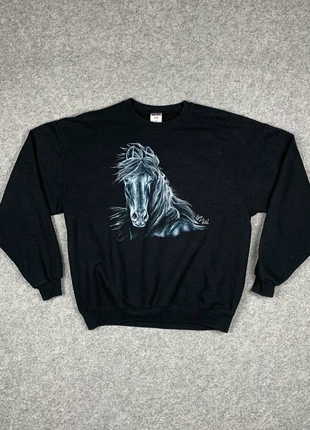 Sweat Imprimé Cheval Horse vintage 2000's y2k taille L noir, marca: Vintage Dressing, estado: Muy bueno, tamaño: L, 30,00 €, 32,20 € Protección al comprador incluida
