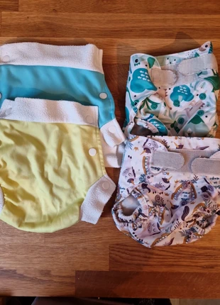 Lot couches imperméables lavables, brand: Lulu Nature, condizioni: Nuovo con cartellino, taglia: 3–6 kg, €12.00, €13.30 include la Protezione acquisti