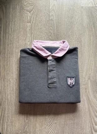 Polo Eden Park Vintage gris et rose - taille XXL - manches longues, merk: Eden Park, staat: Goed, maat: XXL, € 39,99, € 42,69 inclusief Kopersbescherming