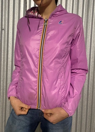 Kway veste coupe vent femme violet rose imperméable manteau a capuche full zip jacket V-MK8, brand: K-Way, condition: Very good, size: XS / 34 / 6, €44.90, €47.85 includes Buyer Protection Pro