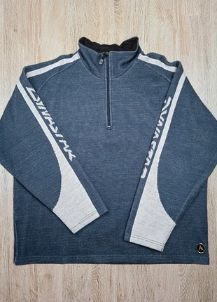 Vintage Sweat col zip gris bleu ski Dynastar homme taille XL doublure technique imperméable, marca: Dynastar, estado: Muito bom, tamanho: XL, €14.00, €15.40 inclui Proteção do Comprador