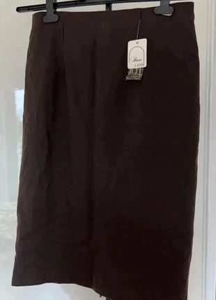Gonna di lana marrone tg.L, brand: confezioni di lusso, condizioni: Nuovo con cartellino, taglia: L / IT 44 / EU 40, €8.00, €9.10 include la Protezione acquisti