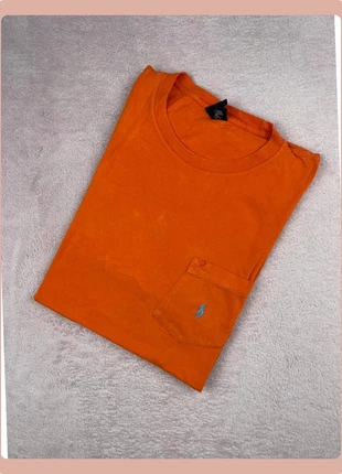 Tee shirt Ralph lauren orange, brand: Ralph Lauren, condition: Satisfactory, size: L, €15.90, €17.40 includes Buyer Protection