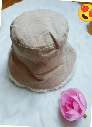 Superbe chapeau de pêcheur bob très chaud polaire beige blanc, brand: Boutique Parisienne, condition: Very good, size: One size, €22.00, €23.80 includes Buyer Protection