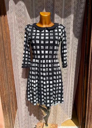 Abito bianco e nero Promod M, marca: Promod, estado: Muito bom, tamanho: M / 38 / 10, €9.99, €11.19 inclui Proteção do Comprador