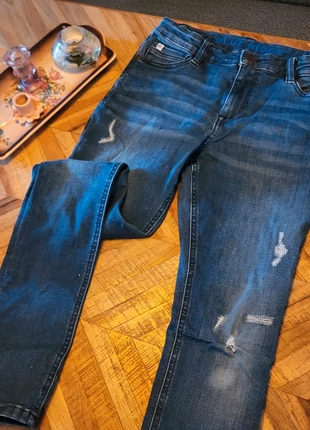 Sportieve vondst; stoere jeans Blue Ridge, maat 164, marque: Blue Ridge, état: Très bon état, taille: 14 ans / 164 cm, 5,00 €, 5,95 € Protection acheteurs incluse