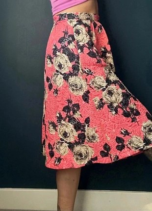 Vintage style Rose print Skirt with Pockets, brand: Topshop, condition: Very good, size: M / UK 12-14, £3.75, £4.64 includes Buyer Protection Pro