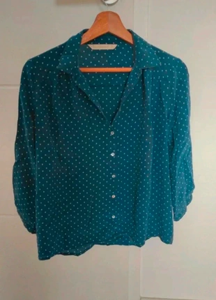 Blouse Zara bleu marine, marque: Zara, état: Très bon état, taille: S / 36 / 8, 7,00 €, 8,05 € Protection acheteurs incluse