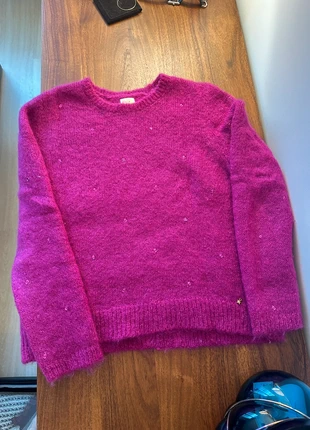 Pull à sequins rose fuschia Des Petits Hauts, marque: Des Petits Hauts, état: Très bon état, taille: S / 36 / 8, 35,00 €, 37,45 € Protection acheteurs incluse