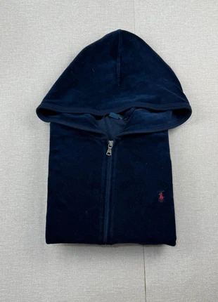 Gilet Pull à capuche avec zip Ralph Lauren, haut de pyjama marine logo rouge | Taille L, marque: Ralph Lauren, état: Très bon état, taille: L, 45,00 €, 47,95 € Protection acheteurs (Pro) incluse