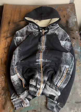 Gilet Zip Up Opium Y2K Style avant-garde Black/White XL, marque: Opium, état: Bon état, taille: XL, 28,00 €, 30,10 € Protection acheteurs incluse