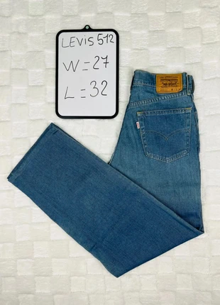 Jean Levi’s 512 Bleu W27/L32, marca: Levi's, estado: Muito bom, tamanho: PT 38 | W28, €19.99, €21.69 inclui Proteção do Comprador Pro
