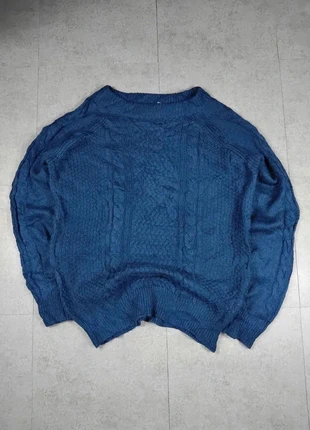 Pull - Torsadé - Bleu - Laine coton - Taille S #35, marque: Vintage Dressing, état: Très bon état, taille: S / 36 / 8, 10,00 €, 11,20 € Protection acheteurs incluse