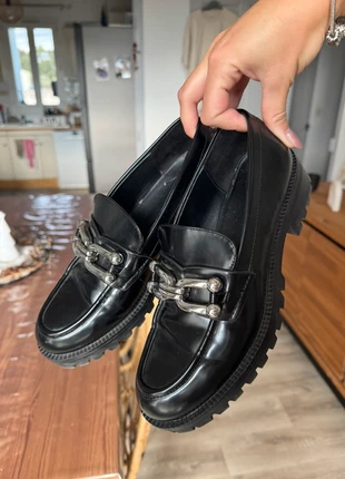 Mocassins noirs Zara, brand: Zara, condizioni: Ottime, taglia: 38, €5.00, €5.95 include la Protezione acquisti