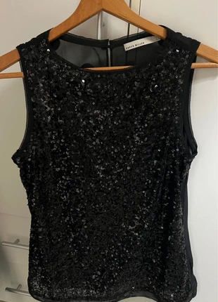 Top negro Karen millen, marque: Karen Millen, état: Neuf sans étiquette, taille: L / 40 / 12, 10,00 €, 11,20 € Protection acheteurs incluse