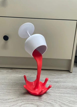 Verre de vin renversé flottant décoratif 3D, brand: Illusion, condition: New without tags, €9.50, €10.68 includes Buyer Protection