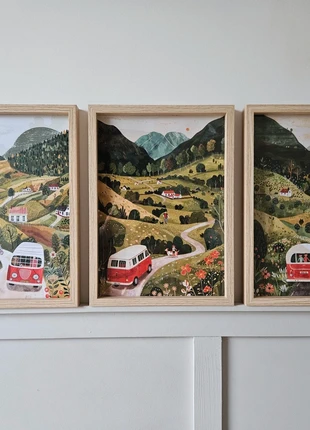 Posters volkswagenbusjes, brand: geen merk, condizioni: Ottime, €14.95, €16.40 include la Protezione acquisti