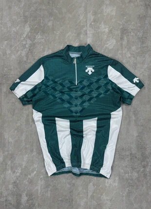 Descente vintage cycling jersey half zip Mens retro biking T-shirt size L, marque: Descente, état: Très bon état, taille: L, 35,00 €, 37,45 € Protection acheteurs incluse