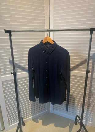 Knit oxford blouse, merk: Polo Ralph Lauren, staat: Heel goed, maat: XL / 42 / 14, € 20,00, € 21,70 inclusief Kopersbescherming