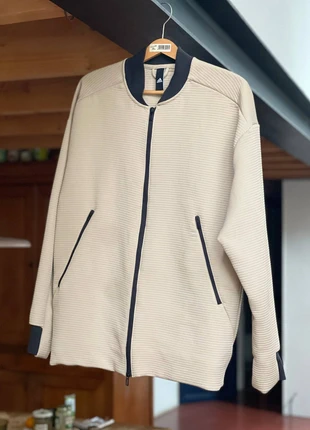 Veste bomber Adidas bomber jacket beige & noir – taille M, marca: adidas, estado: Muy bueno, tamaño: M, 45,00 €, 47,95 € Protección al comprador incluida